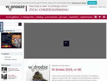 Tablet Screenshot of miesiecznik.wdrodze.pl